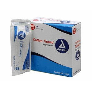 Puritan Medical Hardwood 868-WCS | Cotton Tip Cleaning Sticks, 6" Length, 1, 000/Box