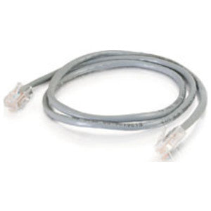 Quiktron 566-100-014 | Copper Patch Cables, 14 ft., Grey, RJ-45 Male to Male, Cat 6
