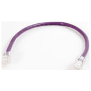 Quiktron 566-145-005 | Copper Patch Cables, 5 ft., Purple, RJ-45 Male to Male, Cat 6