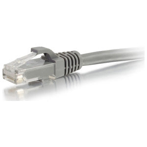 Quiktron 570-100-005 | Value Series Cat 5e Booted Patch Cord, 5 ft., Gray