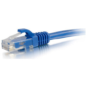 Quiktron 570-110-010 | Value Series Cat 5e Booted Patch Cord, 10 ft., Blue