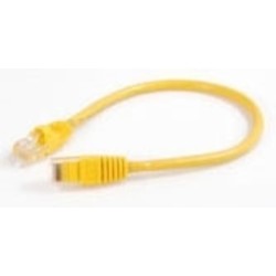 Quiktron 570-115-014 | Value Series Cat 5e Booted Patch Cord, 14 ft., Yellow