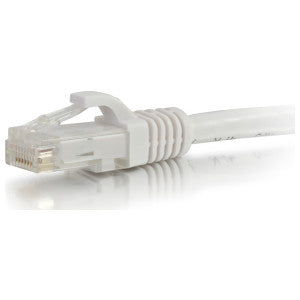 Quiktron 570-125-050 | Value Series Cat 5e Booted Patch Cord, 50 ft., White