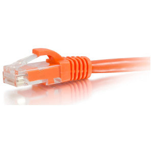 Quiktron 570-140-007 | Value Series Cat 5e Booted Patch Cord, 7 ft., Orange