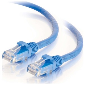 Quiktron 576-110-035 | Copper Patch Cables, 35 ft., Blue, RJ-45 Male to Male, Cat 6
