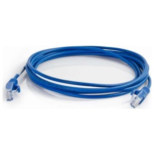 Quiktron 576-RD10-001 | Value Series Cat 6 Booted Patch Cords, 28 AWG, 1 ft.,  Blue