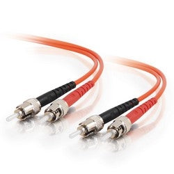 Quiktron 810-112-017 | Fiber Jumper Cable ST to ST, Multimode, 5 M