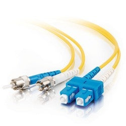 Quiktron 810-247-003 | Fiber Jumper Cable ST to SC, Singlemode, 1 M
