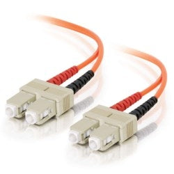 Quiktron 810-332-009 | Value Series Fiber Jumper Cable SC to SC, Multimode, 3M