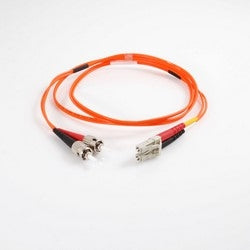 Quiktron 810-L12-020 | Fiber Patch Cables, LC to ST, Duplex, Multimode (OM1), 6 M. L, 2