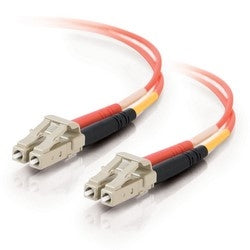 Quiktron 810-LL2-040 | Fiber Patch Cables, LC to LC, Duplex, Orange, Multimode (OM1), 12 M. L, 2