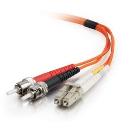 Quiktron 850-L12-033 | Fiber Jumper, 10Gb, Multimode, 50um, LC ST, 10m L