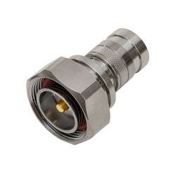 R F Industries Ltd COMP-DM-400 | Compression Connector, 7-16 Din Male, 3 Ghz Frequency, 50 Ohm Impedance, White Bronze Body