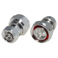 R F Industries Ltd RFD-1682-4 | Coaxial Adapter, Low Pim, 4.1-9.5 Din Male To 7-16 Din Male, Whiter Bronze Body Plating, Silver Contact Plating