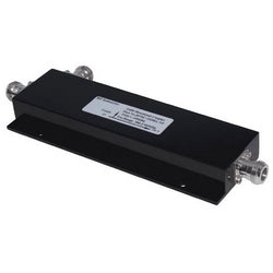 R F Industries Ltd RFDC-13DBA-NF | Directional Coupler, Low Pim, 13 Db, 380 To 2700 Mhz Frequency, Less Than Or Equal To -155 Dbc, Ip67, Black