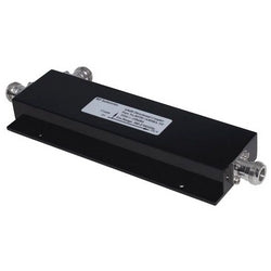 R F Industries Ltd RFDC-4.8DBA-NF | Directional Coupler, Low Pim, 4.8 Db, 380 To 2700 Mhz Frequency, Less Than Or Equal To -155 Dbc, Ip67, Black