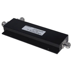 R F Industries Ltd RFDC-6DBA-NF | Directional Coupler, Low Pim, 6 Db, 380 To 2700 Mhz Frequency, Less Than Or Equal To -155 Dbc, Ip67, Black