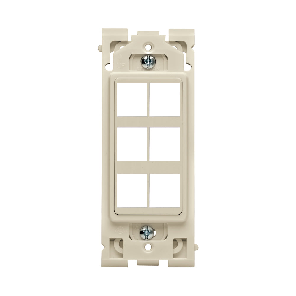 Leviton RE640-NS6 | 6-Port Renu Insert, Navajo Sand