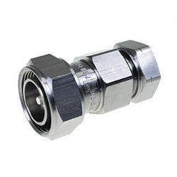 RFS Technologies Inc 716M-LCF12-D01 | 7-16 DIN Male Connector for 1/2" Coaxial Cable, OMNI FIT Premium, Straight, Polymer Claw & Compression Sealing