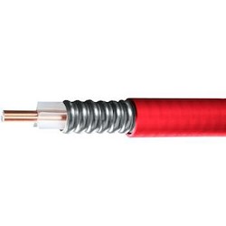 RFS Technologies Inc ICA12-50JPLLR | 1/2" DAS Coaxial Cable, Air-Dielectric, Aluminum, Plenum-Rated, Red Jacket