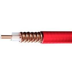 RFS Technologies Inc ICA12-50JPLR | 1/2" ClearFill Line Coaxial Cable, Air-Dielectric, Plenum-Rated, Red Jacket