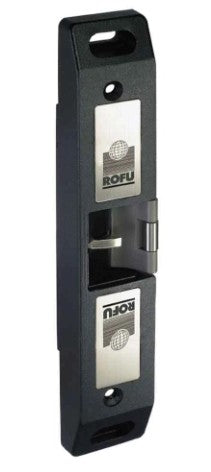 ROFU International Corp 2460 | Rim Mount Electric Strike, 12 to 28 VAC/DC, 11/16 in. Latch, Fail-Safe/Fail-Secure