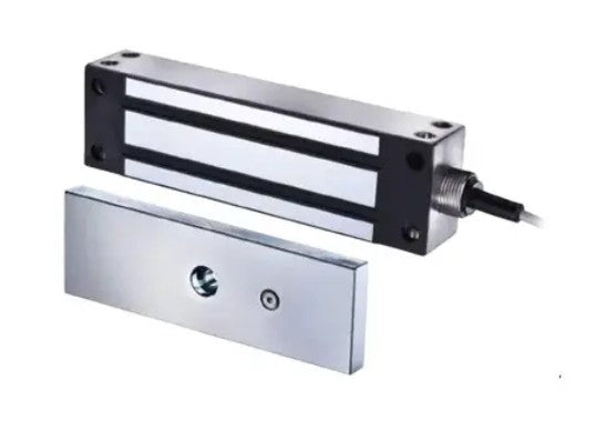 ROFU International Corp 8712FT-B | Electromagnetic Gate Lock, 1200 lb Holding Force, 12/24 VDC, Surface Mount