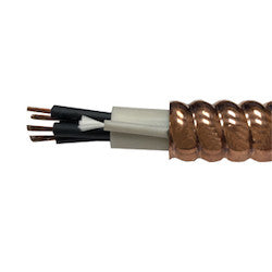 RSCC Wire & Cable VM03008-100 | 3 Conductor 8 AWG, Type MC, VITALink 2 Hour Fire Rated Cable, 600 Volts