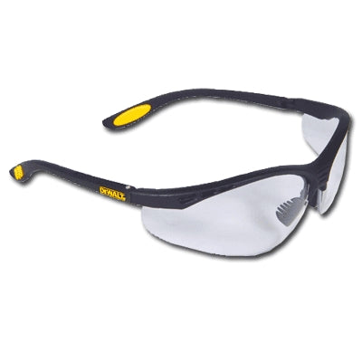 Radians DPG58-1D | DeWalt Reinforcer Safety Glasses Black Frame, Clear Lens