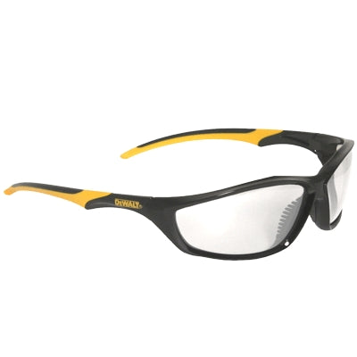 Radians DPG96-11D | DeWalt Router Safety Glasses Black/Yellow Frame, Clear Anti-Fog and Hardcoat Lens