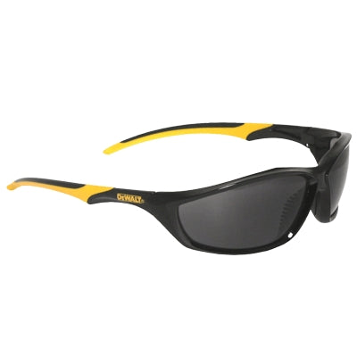 Radians DPG96-2D | DeWalt Router Safety Glasses Black/Yellow Frame, Smoke Hardcoat Lens