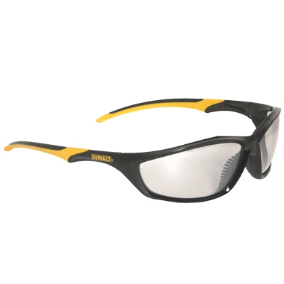 Radians DPG96-9D | DeWalt Router Safety Glasses Black/Yellow Frame, Indoor/Outdoor Hardcoat Lens