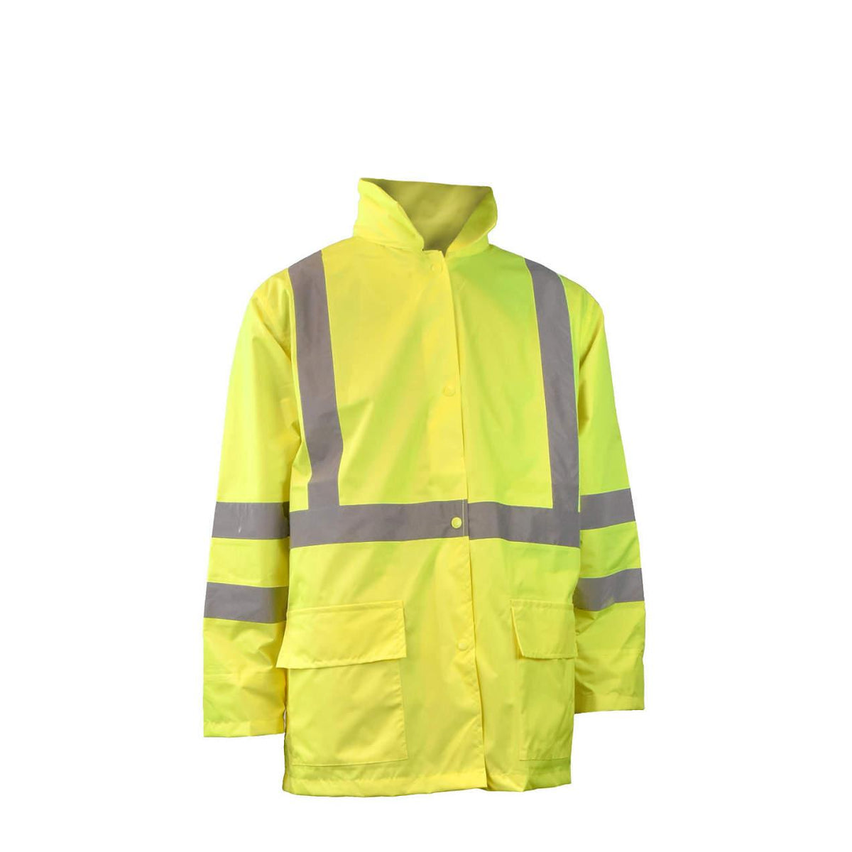 Radians RW10-3S1Y-2X | RW10 Class 3 Lightweight Rain Jacket Lime, 2X-Large