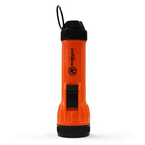 Railhead Corp KE-FL40 | Railhead LED Industrial Flashlight, 2 D Batteries