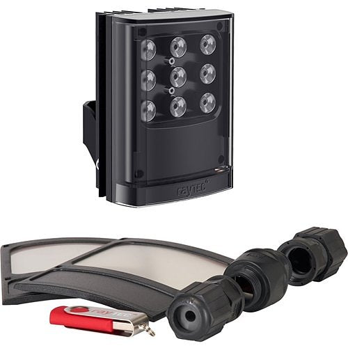 Raytec Systems VAR2IPPOEHY41 | Illuminator, 427 ft, 850nm IR LED, 15 W, Power Supply 24 VDC