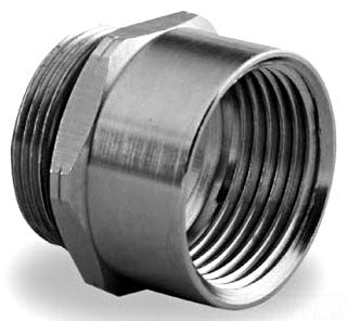 Remke Industries RAM-20M50F | Theaded Adapter, NPT, Nickel Plated Aluminum, M20