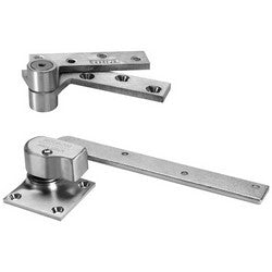 Rixson Door Closer L147 LH 626 1-3/4 | Floor Closer Pivot Set Left Hand, 3/4" Offset, Satin Chrome With 1-3/4" Extended Spindle