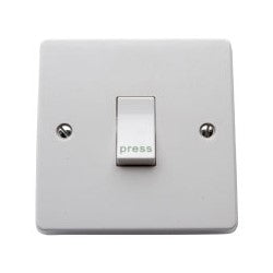 Rofu International Corp 1010 | Electric Strike Rocker Switch Momentary Under Mount C-Contact, 3-3/8" Width x 1-1/3" Depth x 3-3/8" Height