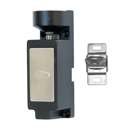 Rutherford Controls 3513DM | Dormakaba Rutherford Controls Field Selectable Cabinet Lock with Dual Monitoring 12/24VDC Black