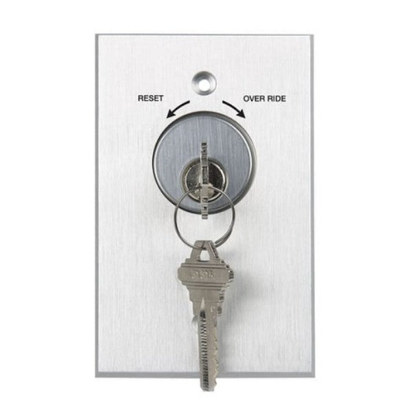 Rutherford Controls 960-MOMO X 28 | Keyswitch Tamper-Resistant 2 Momentary Action Switches 3 Inch X 4-3/4 Inch