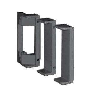 Rutherford Controls LEK01 | Lip Bracket Extension Kit Black