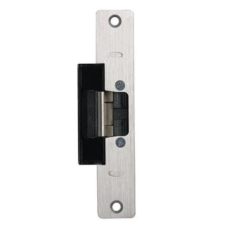 Rutherford Controls S6507LMKM X 32D | 12/24VAC/DC X 32D, Electric Strike Satin Stainless Steel, Aluminum/Wood Frame