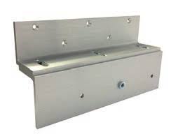 Rutherford Controls TJ20 X 40 | Top Jamb Z Bracket for 8320, Dark Bronze