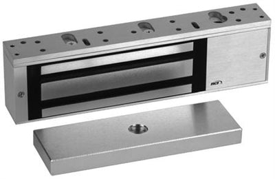 Rutherford Controls 8310 SCS X 40 | Electromagnetic Lock, Single Magnet, Security Condition Sensor with LED, Brushed Anodized Dark Bronze