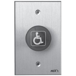 Rutherford Controls 916-BH-MO X 28 | Pushbutton, Tamper-Resistant, Mushroom, Momentary, Spst, No-Nc, Handicap, 10 Ampere At 24 Volt D