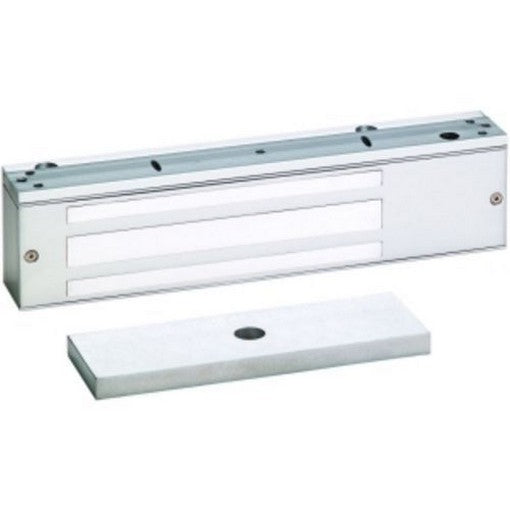 Security Door Controls 1571V | Electromagnetic Lock, Single, Surface Mount, 1200 Lb Holding Force, 12/24 Volt Dc, 250/125 Milliampere, Anodized Aluminum