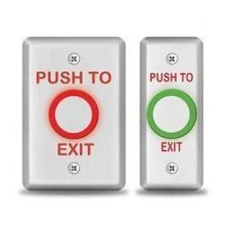 Security Door Controls 463NU Narrow Vandal Resistant Exit Switch, 630 Stainless Steel