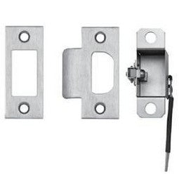Security Door Controls MS-12 Monitoring Strike, 2-3/4" H, Cylindrical Lock Latch or Deadbolt Status, SPDT, 5 Amp