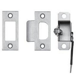 Security Door Controls MS-12D Monitoring Strike, 2-3/4" H, Cylindrical Lock Latch or Deadbolt Status, DPDT, 5 Amp