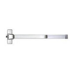 Security Door Controls S6103PU36E SDC Rim Mount Exit Device, Lever or Pull, Panic Exit Device, Dull Stainless Steel Finish, For 36" Door, Electric Latch Retraction